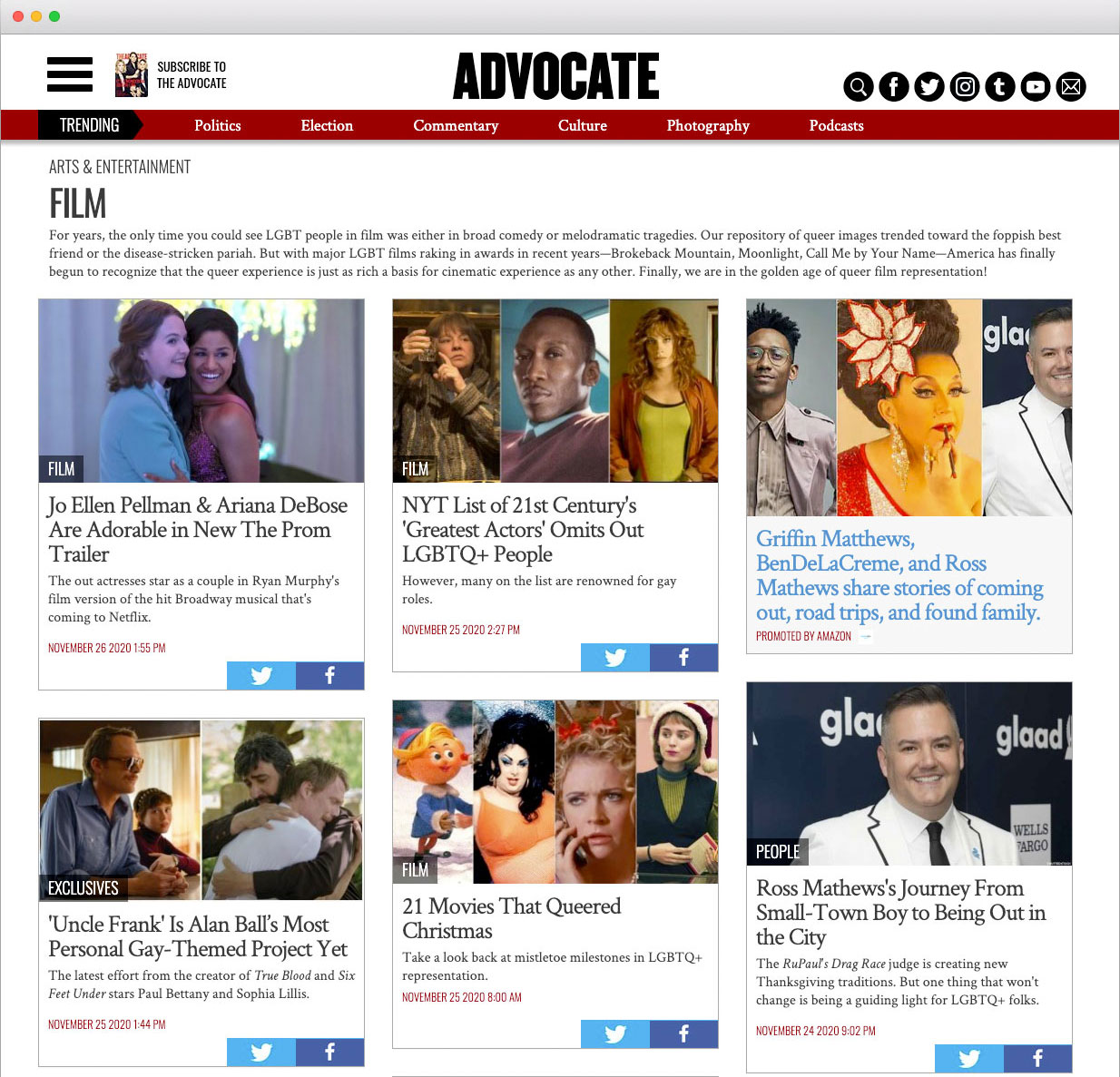The Advocate — Channel