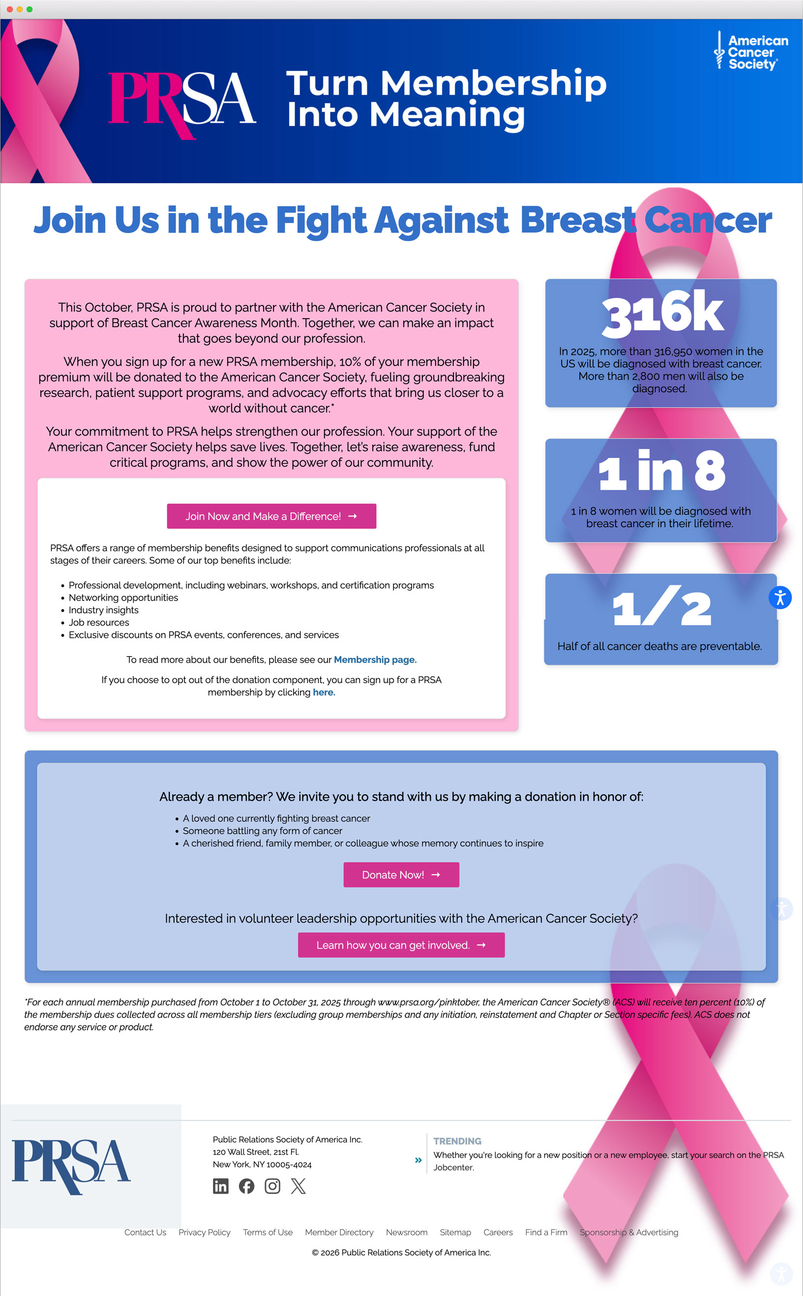 Pinktober Campaign
